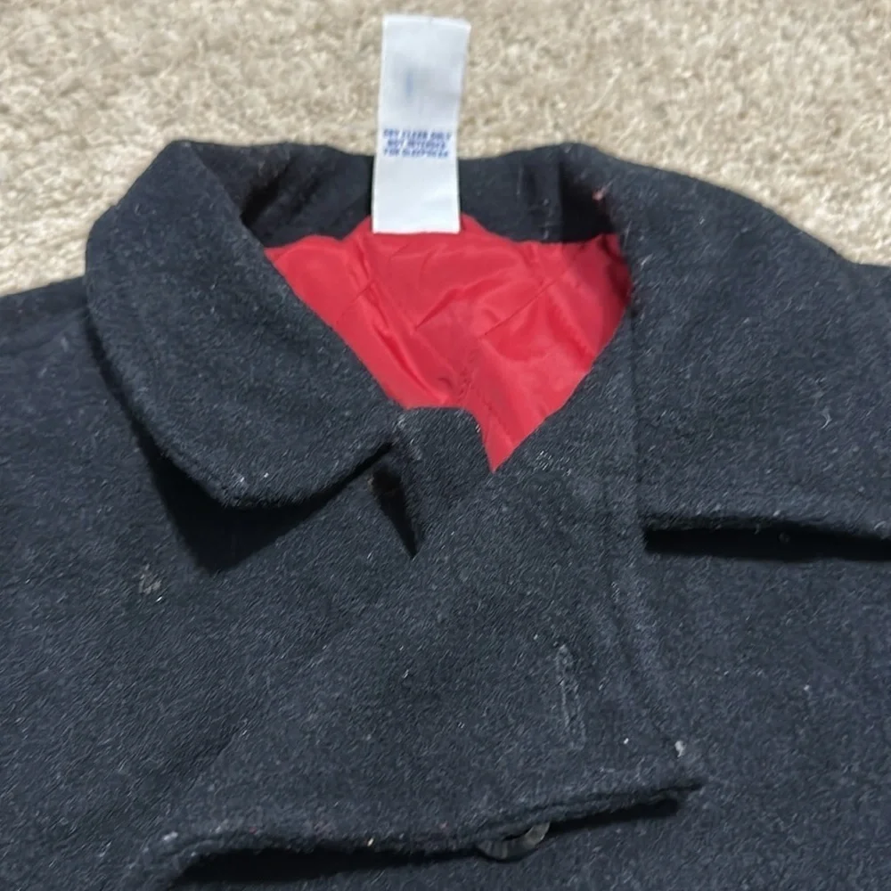 Gymboree Black Wool Blend Pea Coat 18-24 Months